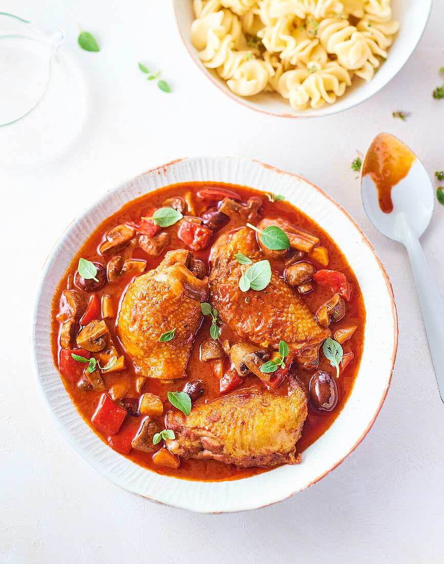 Easy Chicken Cacciatore Instant Pot